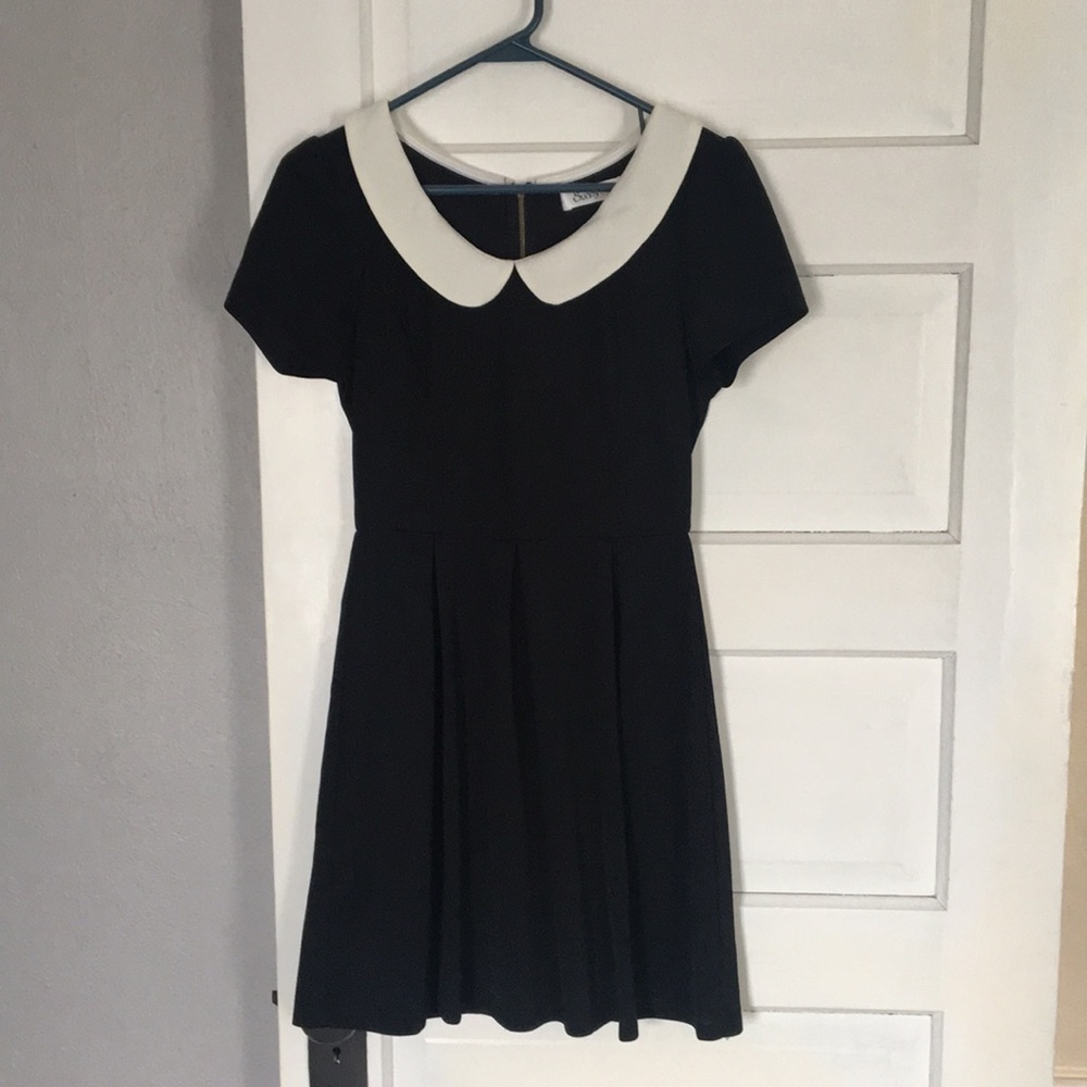 ModCloth Record Time Pan Collar Dress